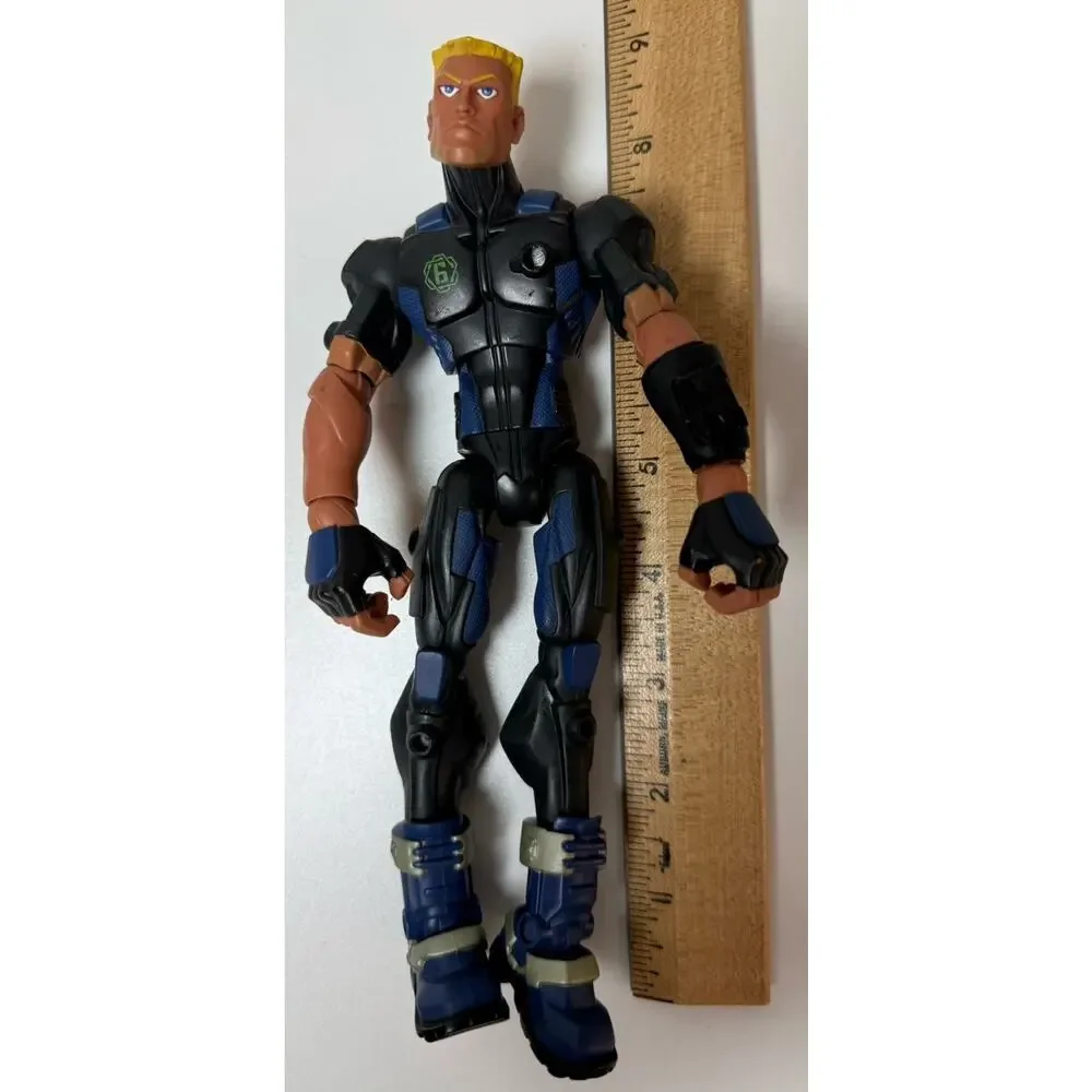 2005 Hasbro GI Joe Sigma 6 Sea Ops Duke 8” Action Figure Blue Black